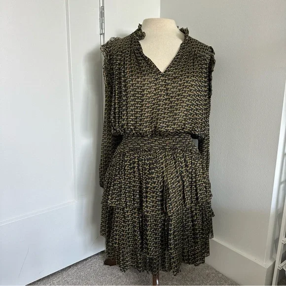 Zadig & Voltaire Rulie Chiffon Mini Dress womens size small NWOT - Picture 3 of 15